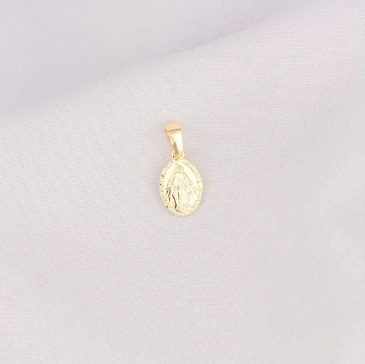 Dije Milagrosa Remarcada - 8mm
